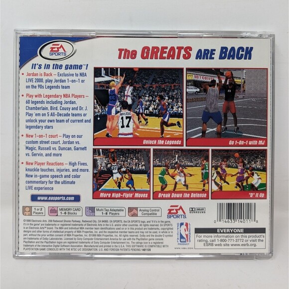 Lot Of 3 Basketball Games NBA Live 98 2000 NCAA March Madness 99 PlayStation 1 - Picture 9 of 10